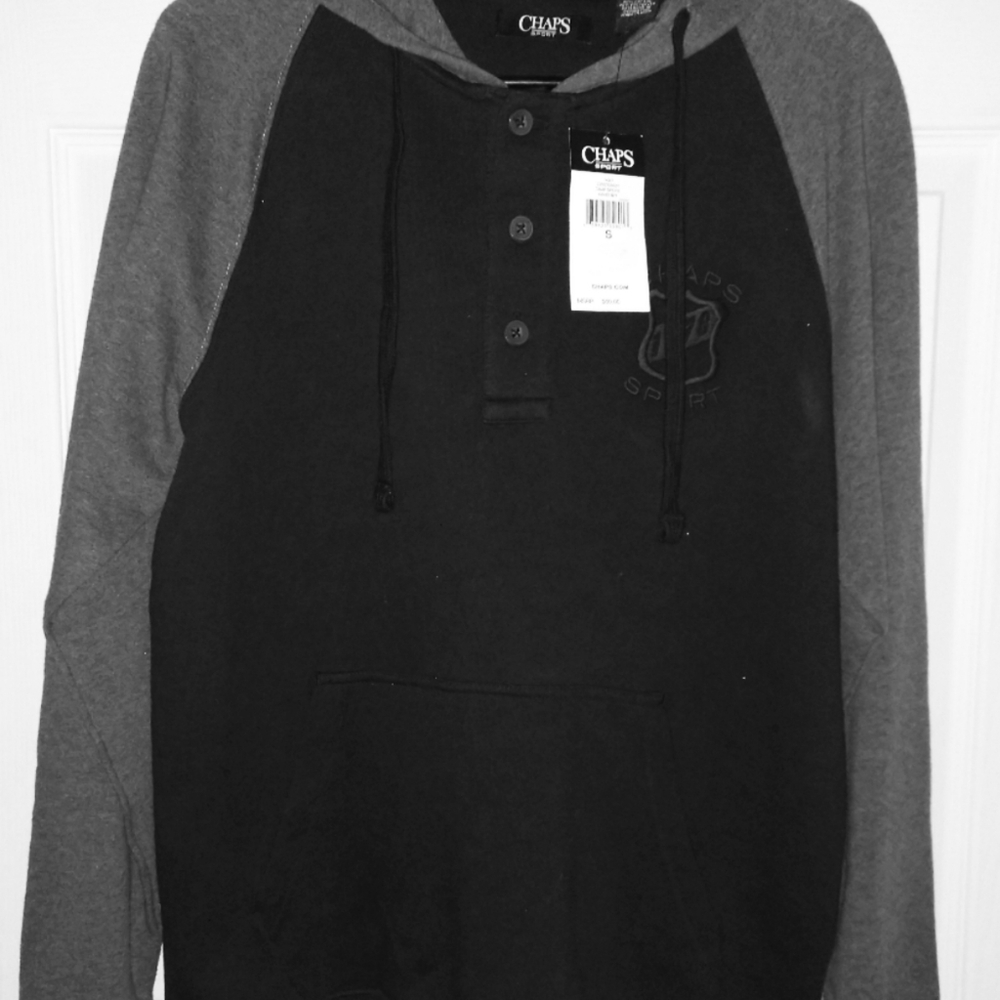 Chaps pullover hoodie men's small NWT - Picture 3 of 4